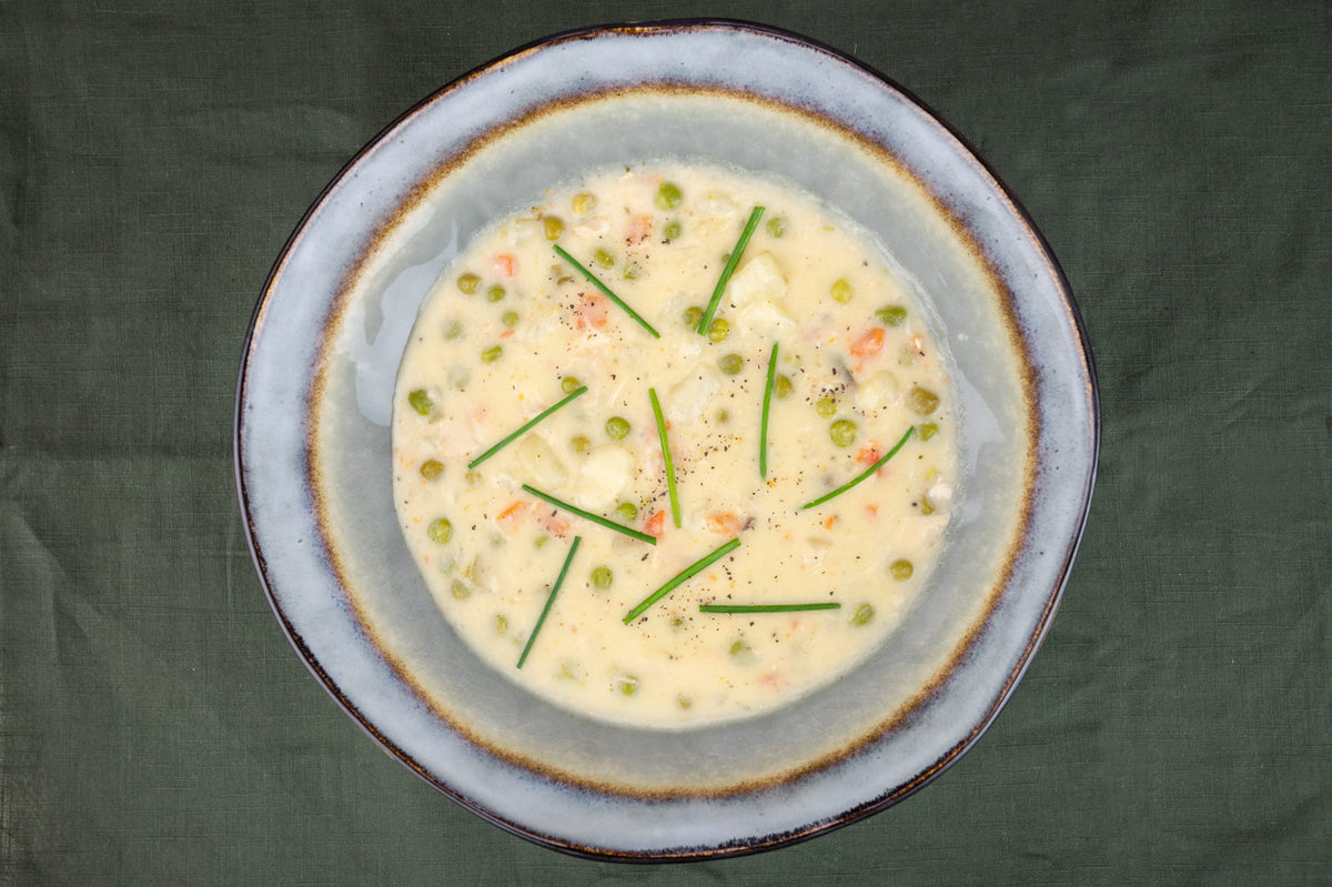 Sole Soups Chicken Pot Pie Chowder upper view