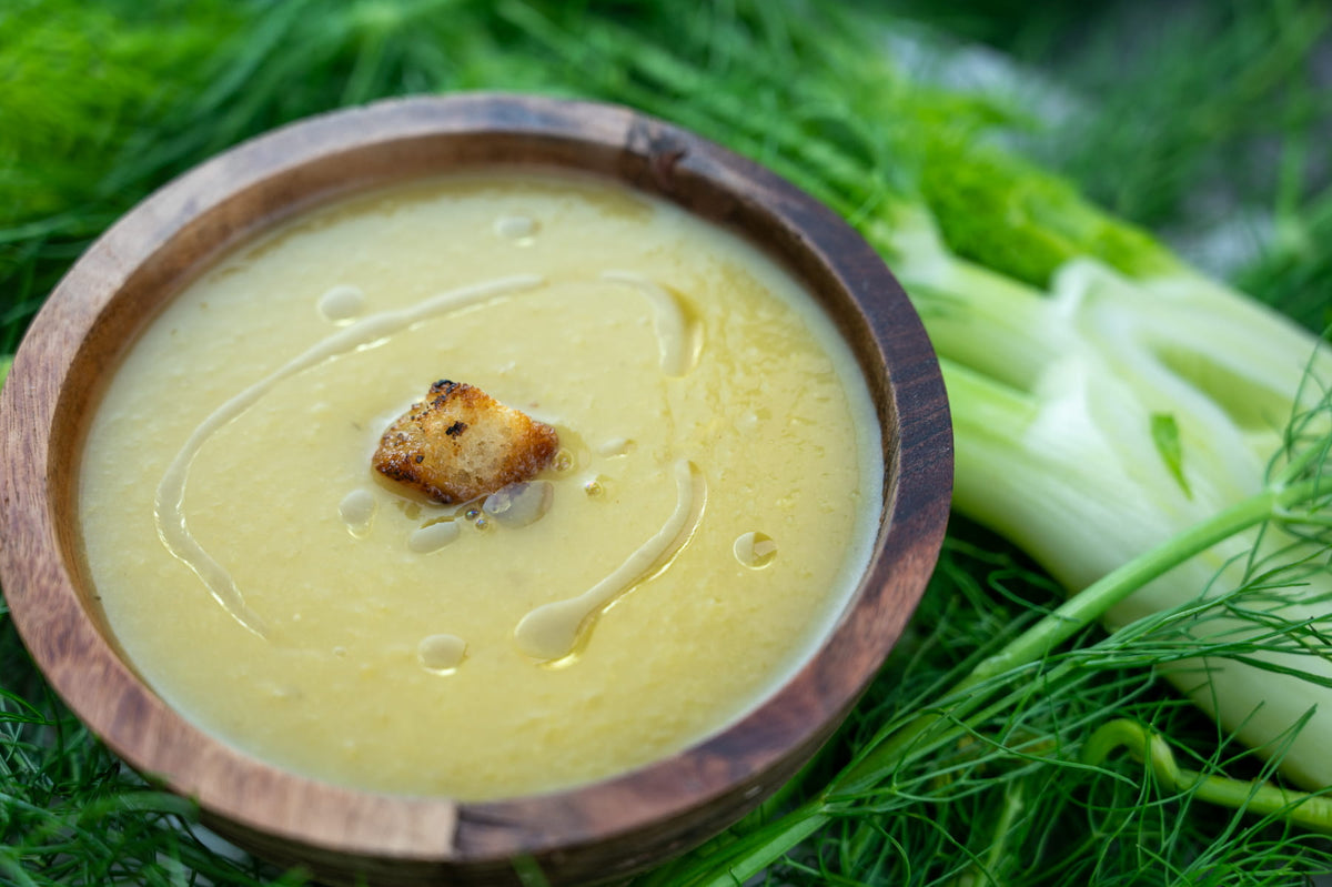 Sole Soups Fennel close view
