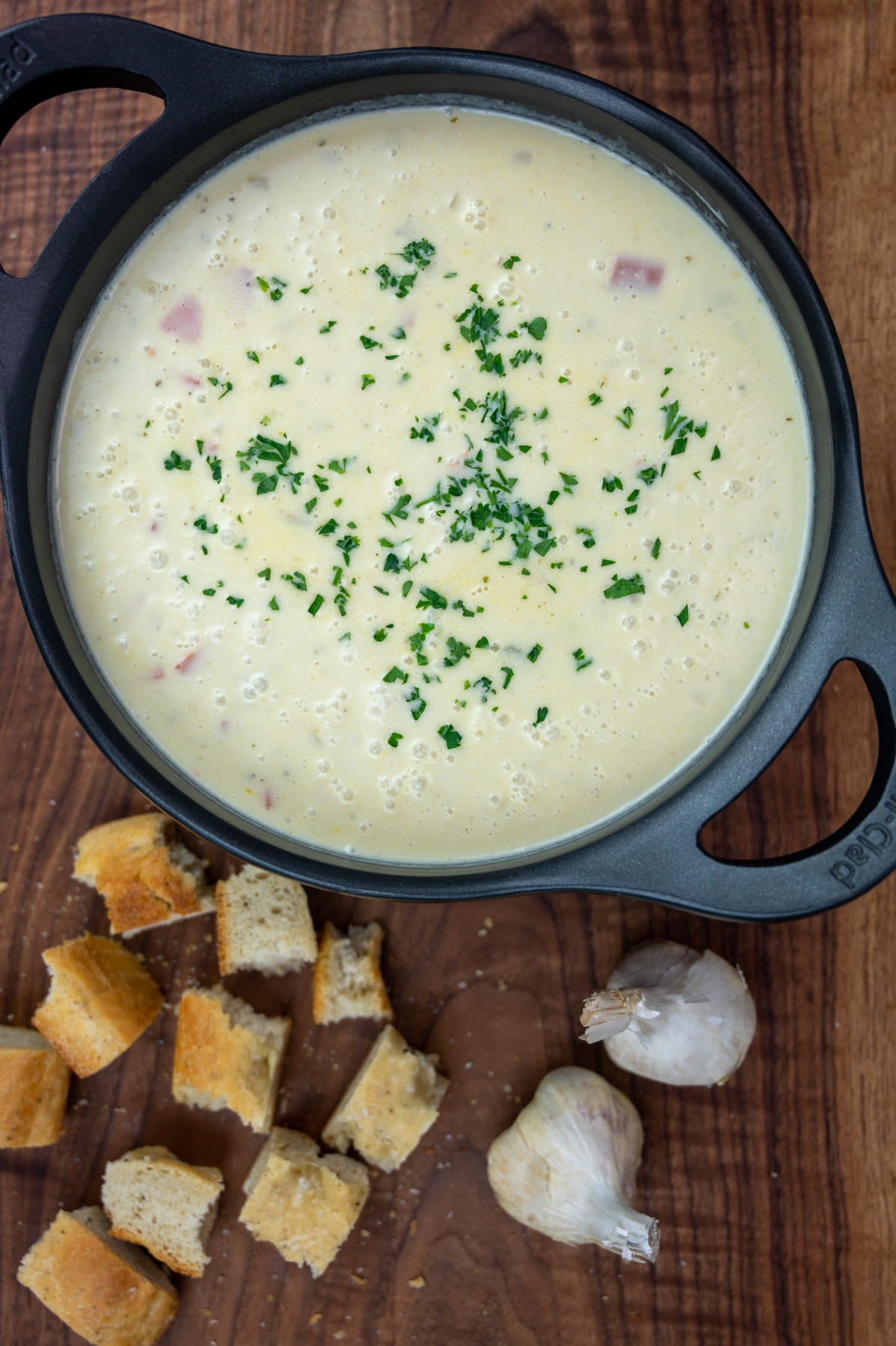 Sole Soups Clam Chowder With Bacon close view