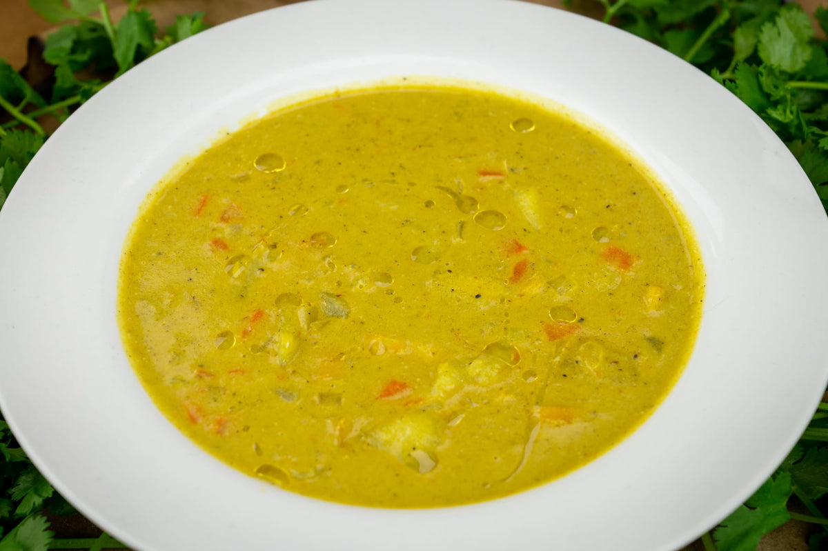 Sole Soups Chicken Curry with Coconut Milk close view