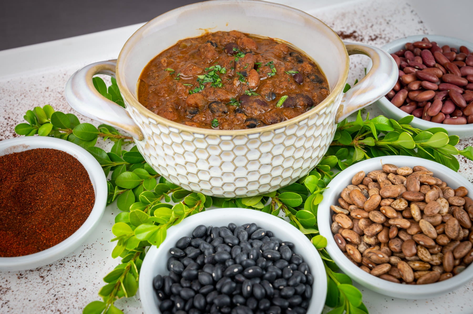 Sole Soups Hearty Turkey Chili all ingredients