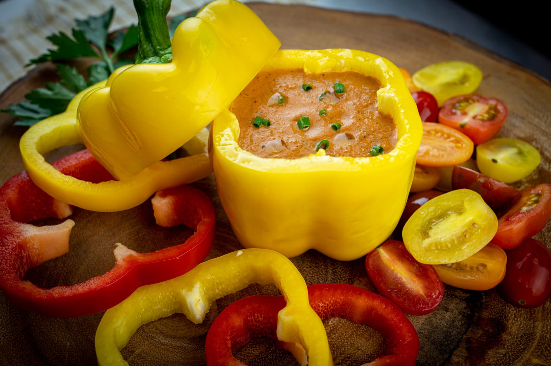 Sole Soups Roasted Bell Pepper Front View