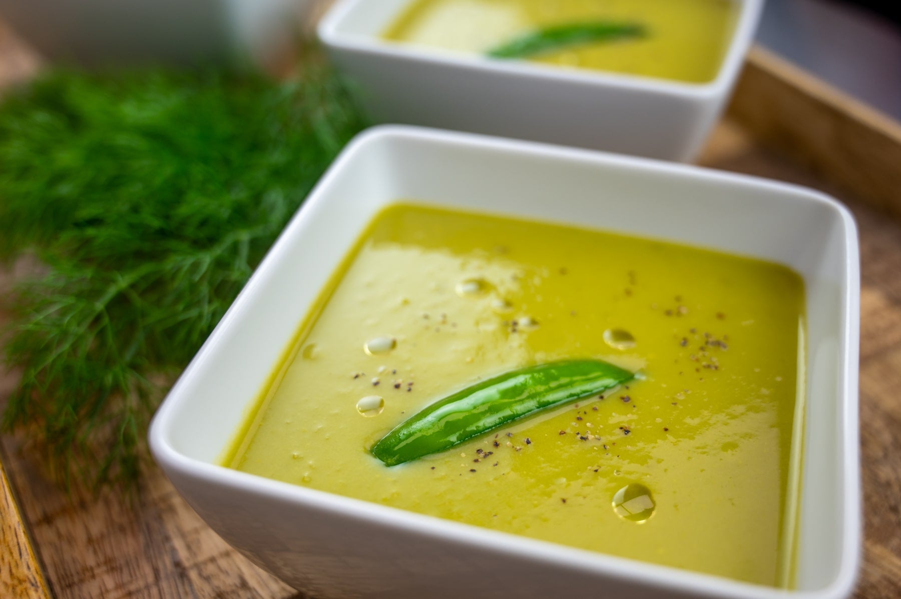Sole Soups Green Split Peas close view