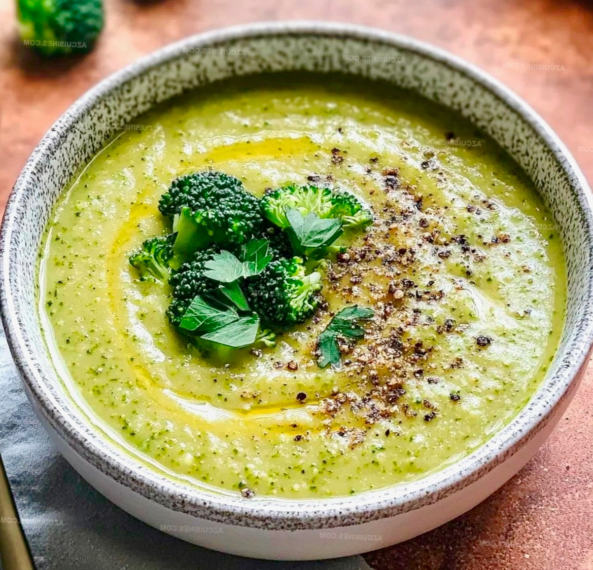 Sole Soups Broccoli side view
