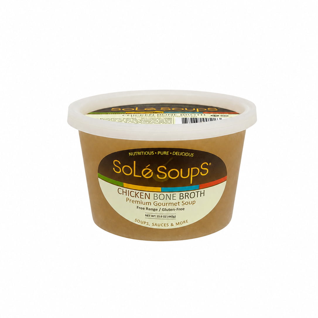 Sole Soups Broth Trio Bundle - Chicken Bone Broth front view