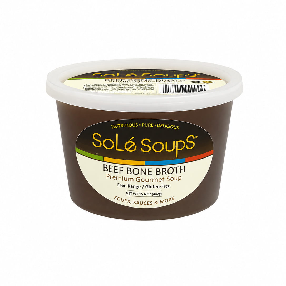 Sole Soups Broth Trio Bundle - Beef Bone Broth front view