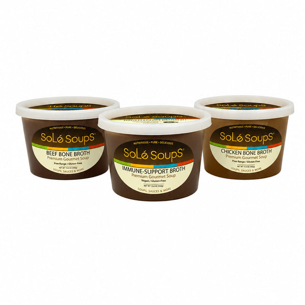 Sole Soups Broth Trio Bundle - front view
